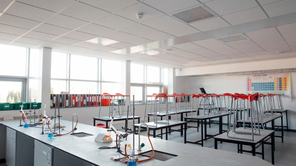 school cleaning with a focus on hygiene standards